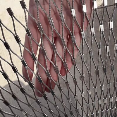 인장 페룰 압착 와이어 로프 메쉬 (낙상 방지용)