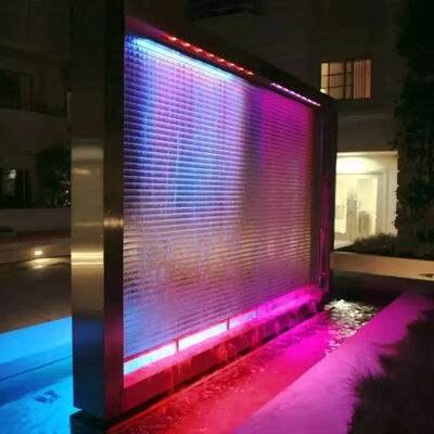 부식 방지 스테인레스 스틸 304 폭포 워터 커튼 체인 링크 메쉬