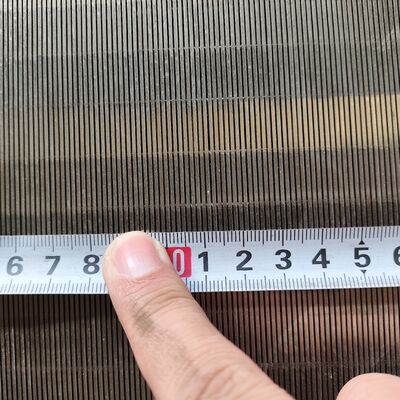 316 스테인리스 스틸 웨지 와이어 스크린 고효율 고체 분리 필터