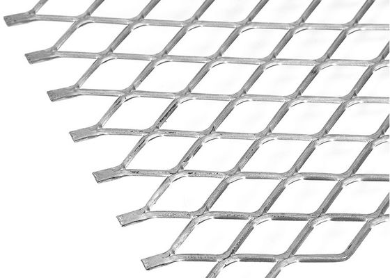 40*80mm 34*80mm 마름모 확장 금속 메쉬 난간 4x8 확장 강판