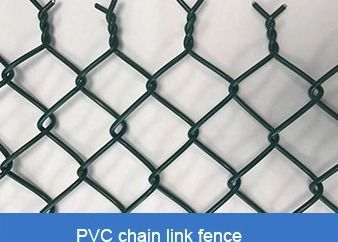 ASTM E2016 정원 사이클론 펜싱 패널 6피트 비닐 코팅 체인 링크 울타리