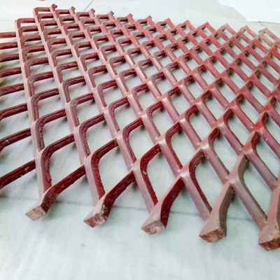 높이는 익스팬디드 메탈 다이아몬드 메쉬 탄소강 3.14lbs 격자형 그리드를 방어하기